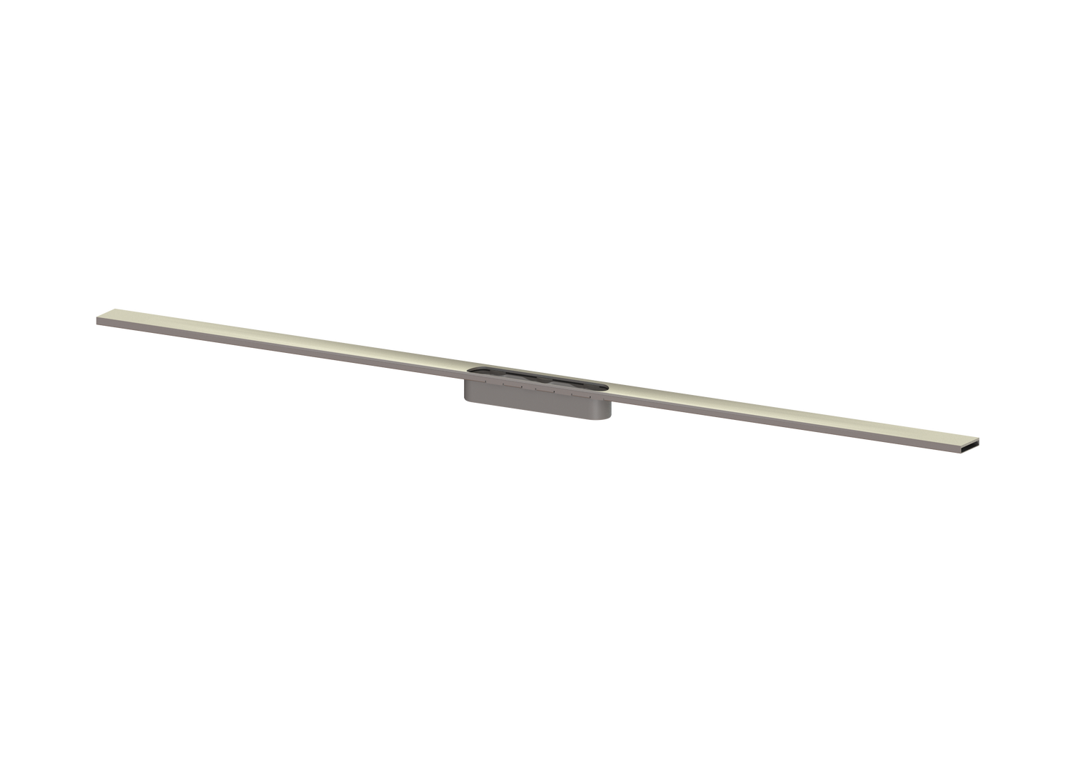 KESSEL-Rinnenprofil 1200 mm, Edelstahl gebürstet