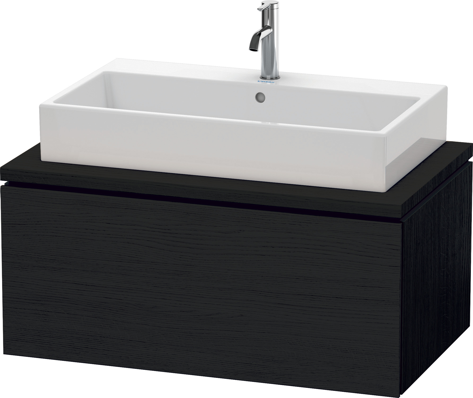 Duravit WTU für Konsole L-Cube 400x920x547mm 1 Auszug, Eiche Schwarz