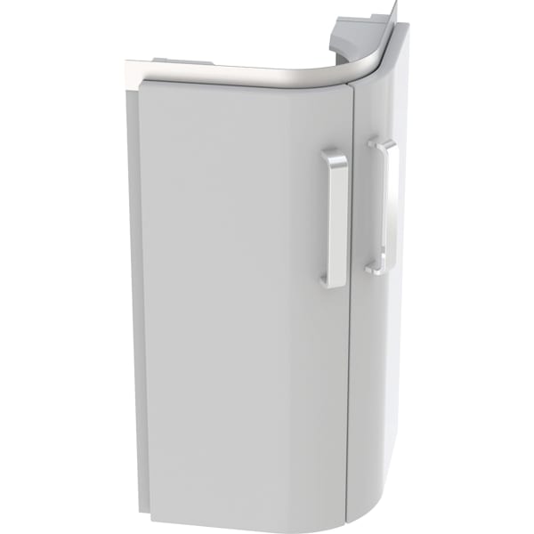 Geberit Renova Compact US 42,5cm für Eck-HWB 45cm, mit 2 Türen, 42,5x60,4x33cm, hgrau