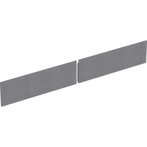 Geberit Set Schubladenfront für Xeno2 US 2 Schubladen, Breite WT 140 cm, grau