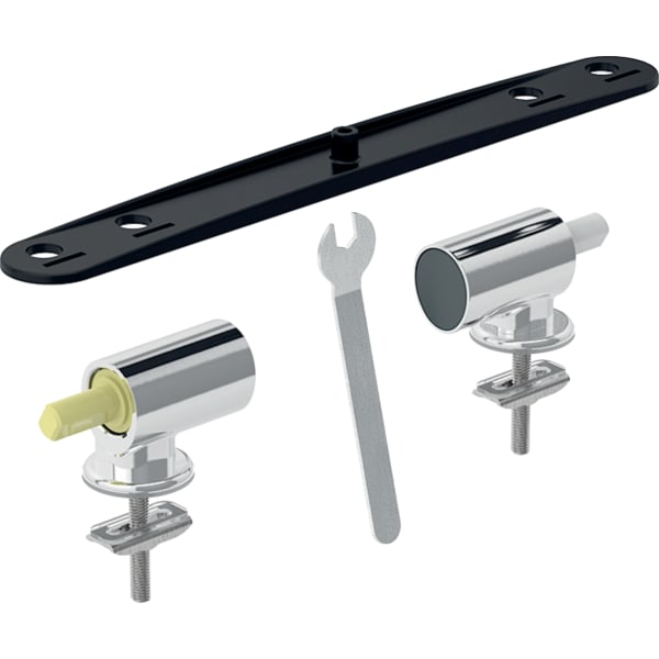 Geberit Set Scharniere für WC-Sitz Quick-Release mechanisch F260