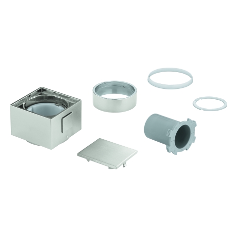 GROHE Temperaturwählgriff 49091 eckig für THM-Fertigmontagesets supersteel GROHE Temperaturwählgriff 49091 eckig für THM-Fertigmontagesets supersteel
