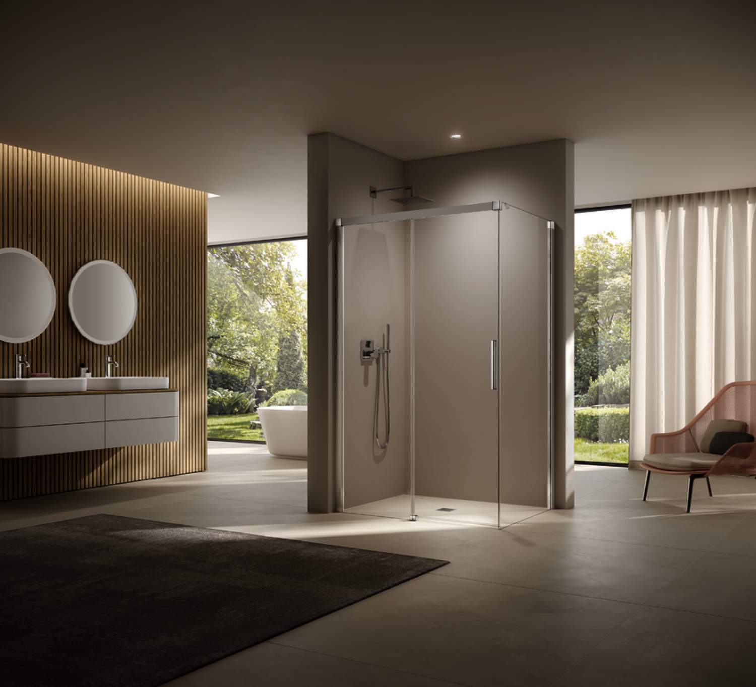 KR Kermi Gleittür Nica D2L 1300x 2000 BV: 1275-1300 SIHG ESG klar