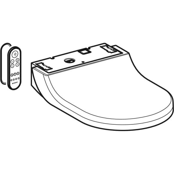 Geberit Funktionseinheit. f. WC-Kpl.-Anlage Geberit AquaCleanTuma Comfort weiß-alpin