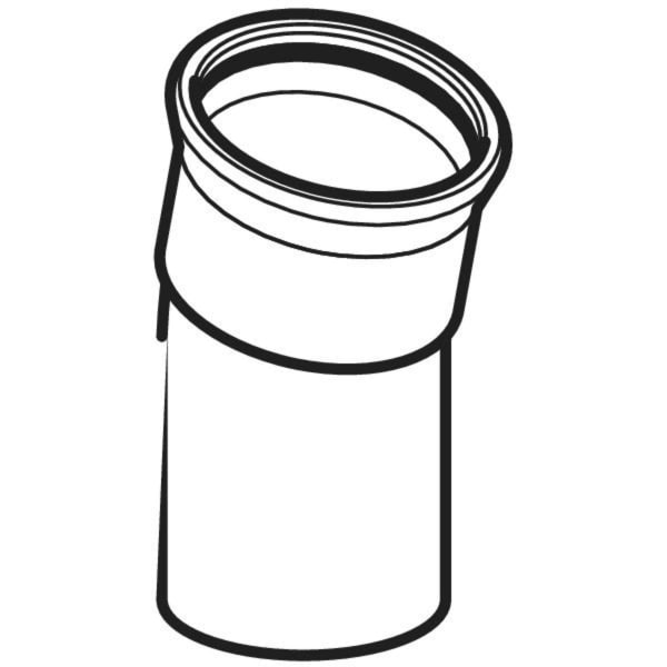Geberit Mapress Edelstahl Bogen 15Gr d108 mit Einschubende