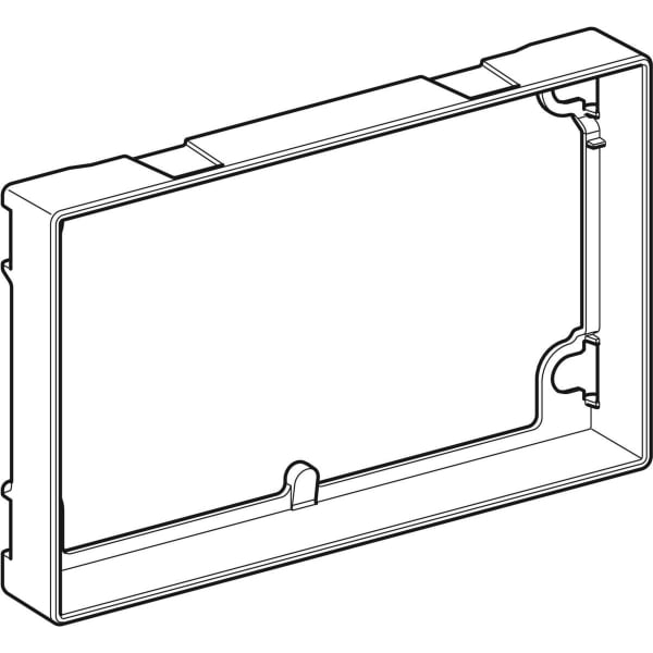 Geberit Ausgleichsrahmen für Omega60 BetPl. flachbündig