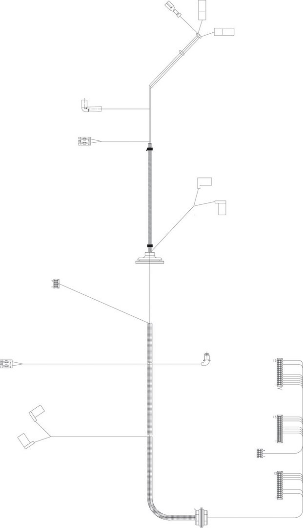 BOSCH Ersatzteil TTNR: 87186436030 Kabelbaum