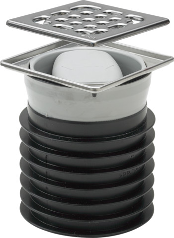 Viega Einsteckablauf Advantix 4937.1 in DN100 Kunststoff grau Viega Einsteckablauf Advantix 4937.1 in DN100 Kunststoff grau