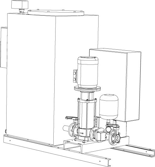 KSB Sicherheitstrennstation Safety Boost MVP 1/0607, 1 Pumpe 1,5 kW