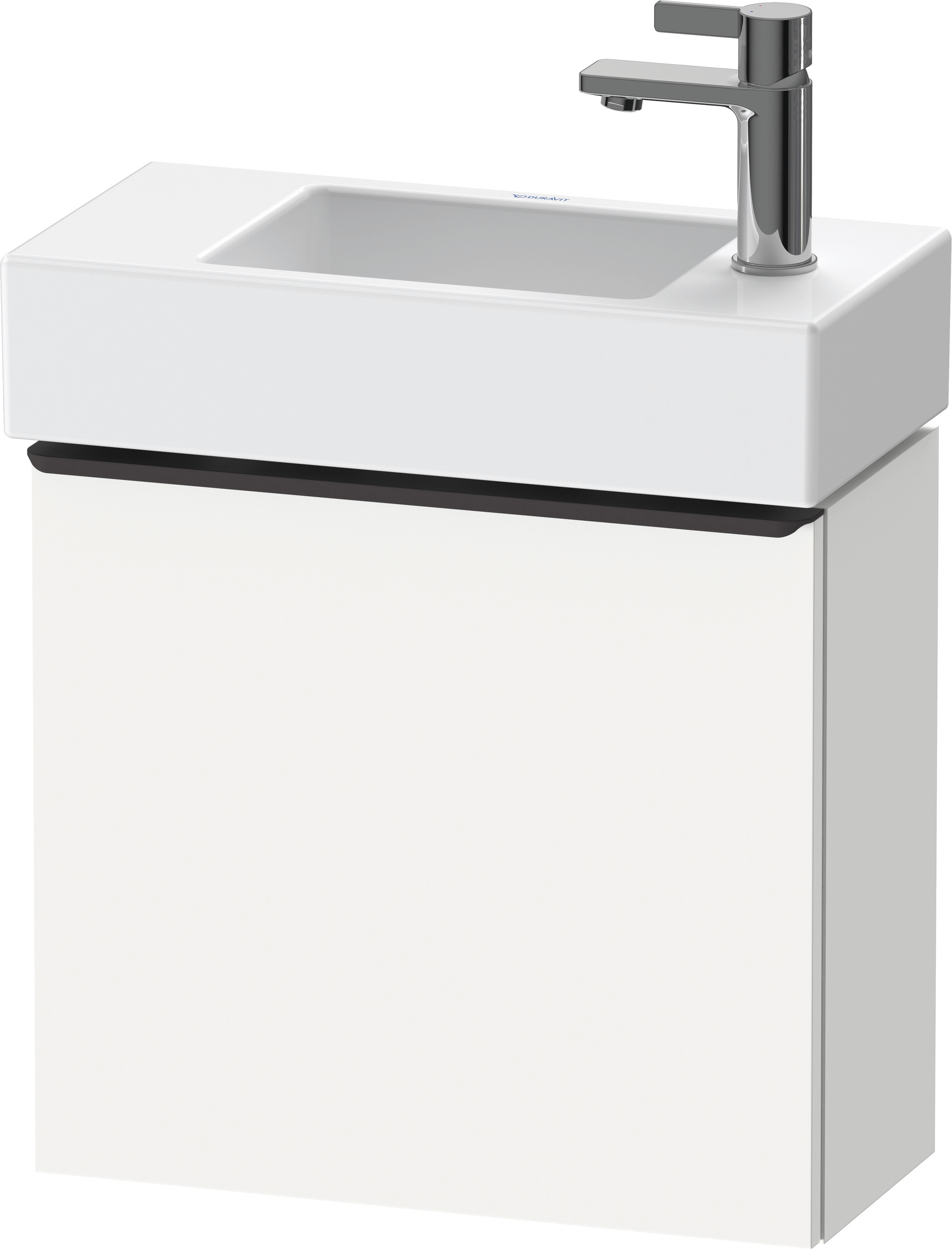 Duravit D-Neo WTU,Wdh,Tür:1,TA:LI,Gr:Dia.Schw 484x222x440mm,Weiß Matt,Dekor