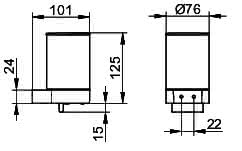 KEUCO Lotionspender Plan 14951, komplett, Edelstahl