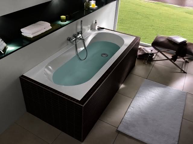 VB Badewanne Oberon 1900x900x505mm Duo Rechteck Weiß Alpin