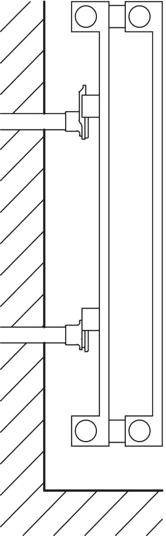 Kermi Heizwand HVN Typ20 BH1600x104x350 QN855, RAL9016, 6 bar, ANB12