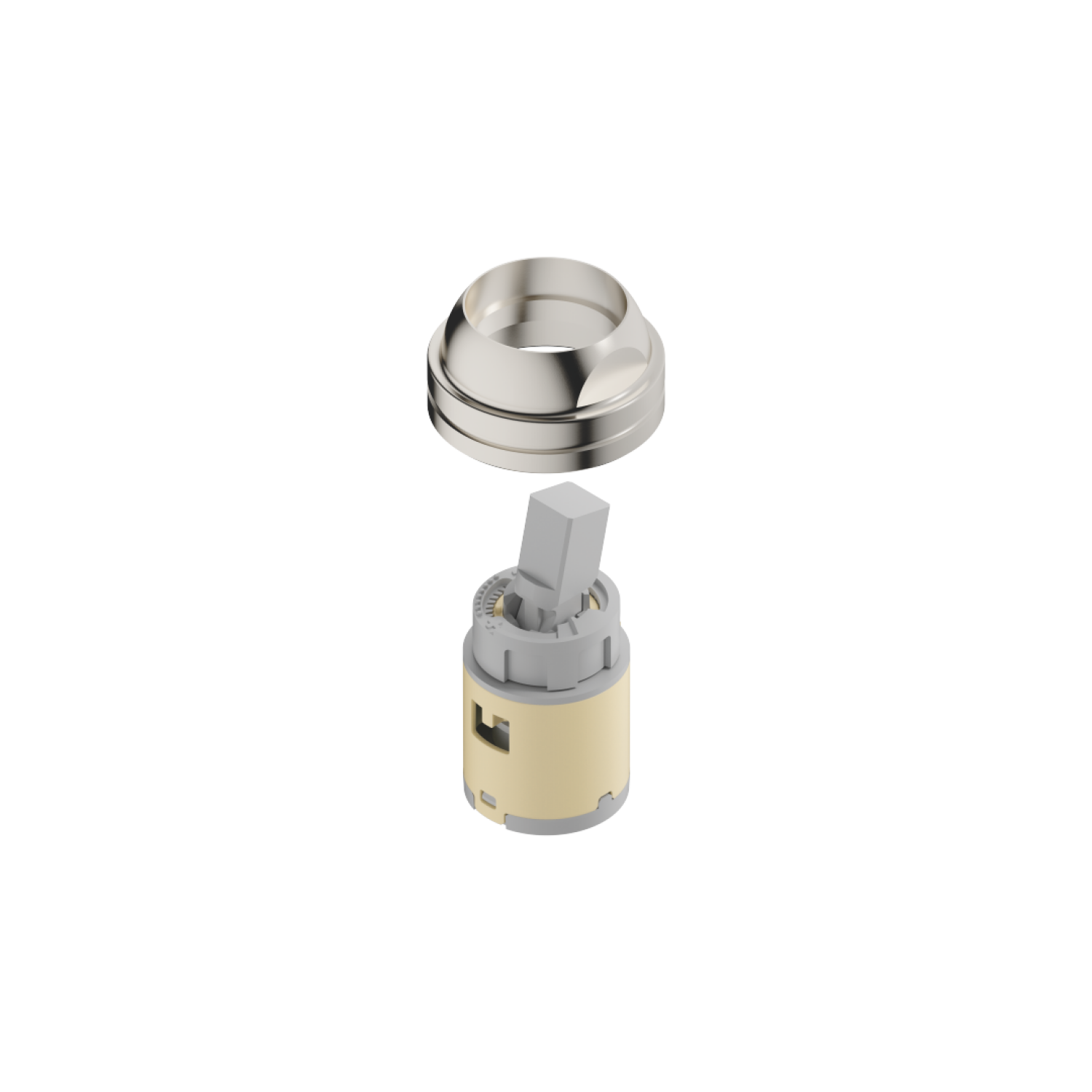 DO Kartusche ET 90150504100 D 25 x 50 mm Platin gebürstet