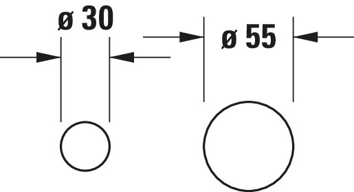 DU C.1 Einhebel-Waschtischmischer, UP Ausl.174mm,ohne Zugstange, Chrom HG