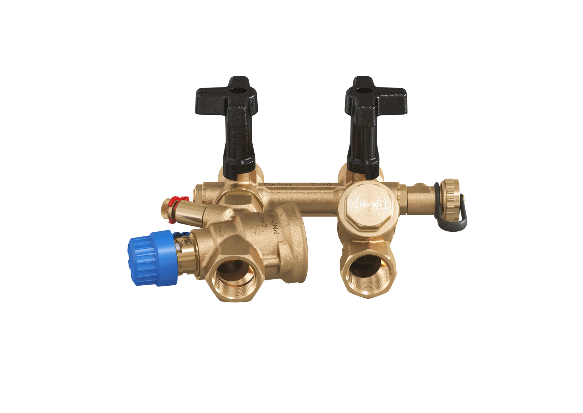 Danfoss AB-QM 4.0 Flexo 80 L DN15 Anschl.-Set DN15, 70-700l/h, Li.