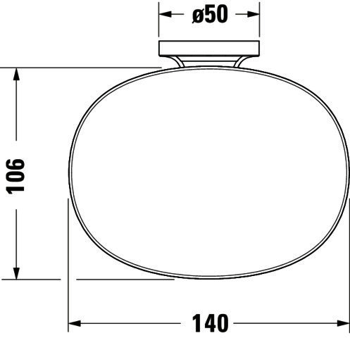 DU Starck T Seifenschale, Chrom, Akzentfarbe: Weiß Matt, 140x119x66 mm, :