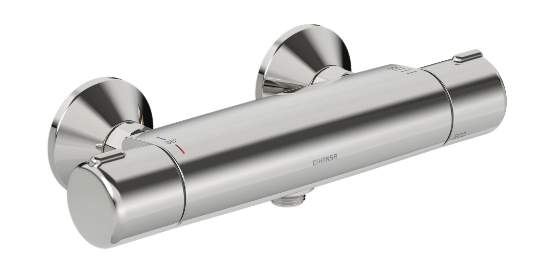 Hansa Brausebatt. HANSAMICRA 5815 DN15 chr vertauschte Kalt-/Warmwasser-Anschlüsse