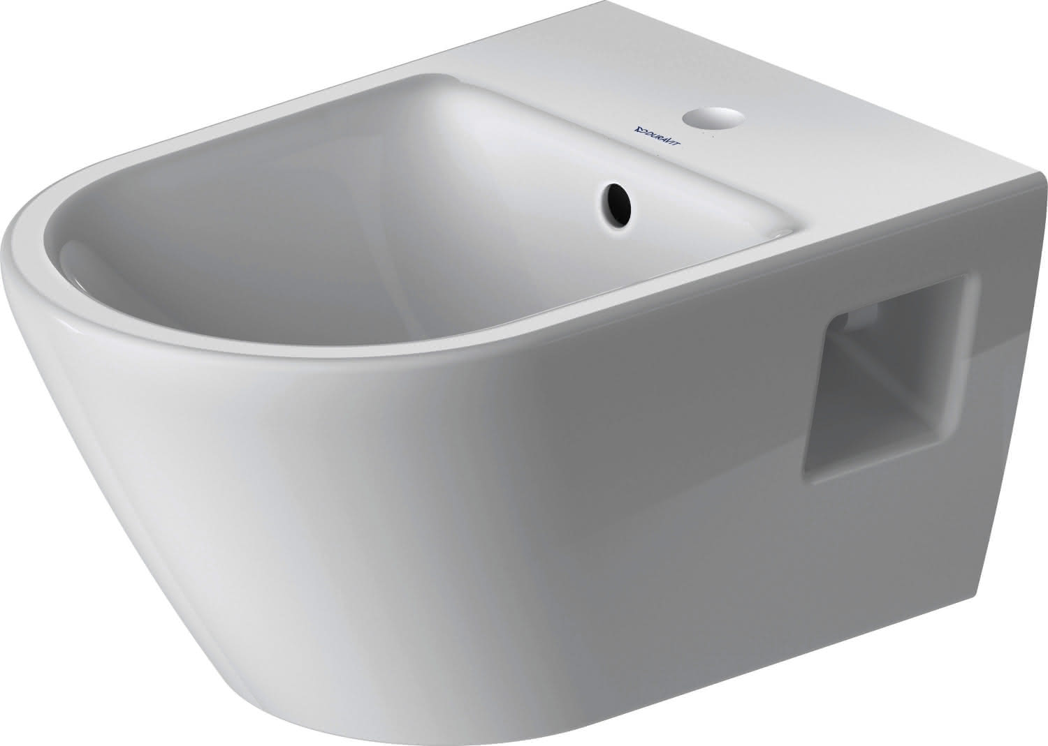 DU Wandbidet D-Neo, 540mm, Weiß mit ÜL, mit HLB, 1 HL