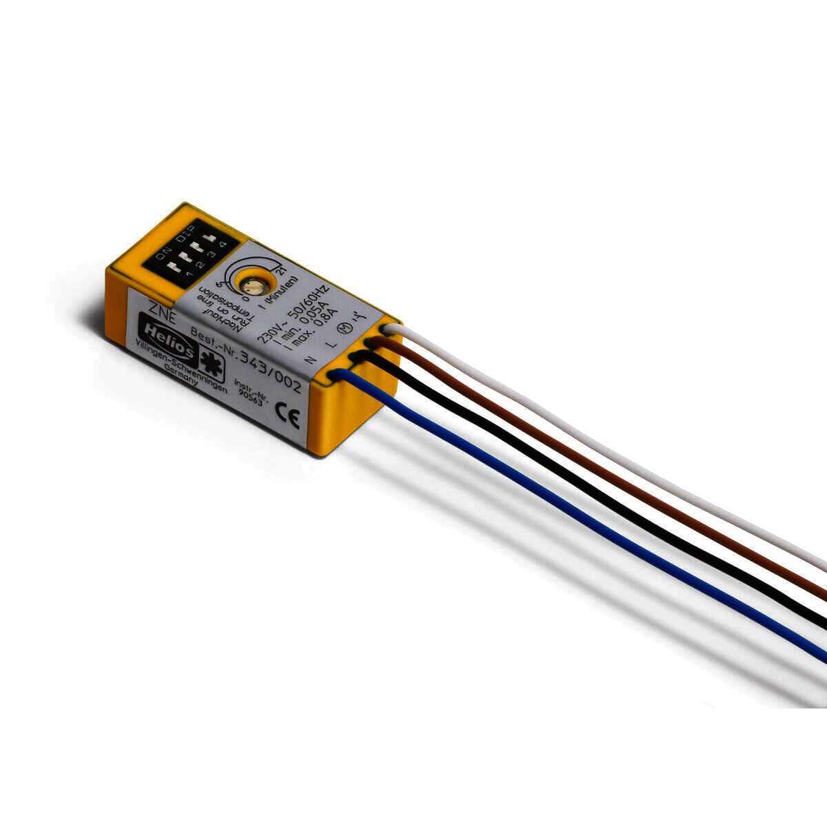 HELIOS Elektronischer Nachlaufschalter ZNE, m. stufenlos einstellb. Nachlaufzeit HELIOS Elektronischer Nachlaufschalter ZNE, m. stufenlos einstellb. Nachlaufzeit