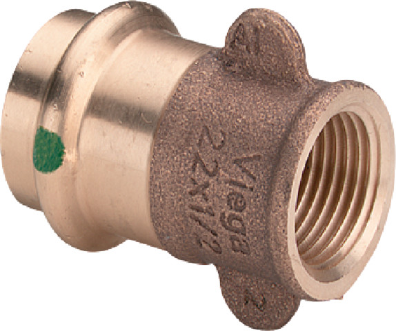 Viega Übergangsstück mit SC Sanpress 2212.3 in 18mm x Rp1/2 Siliziumbronze