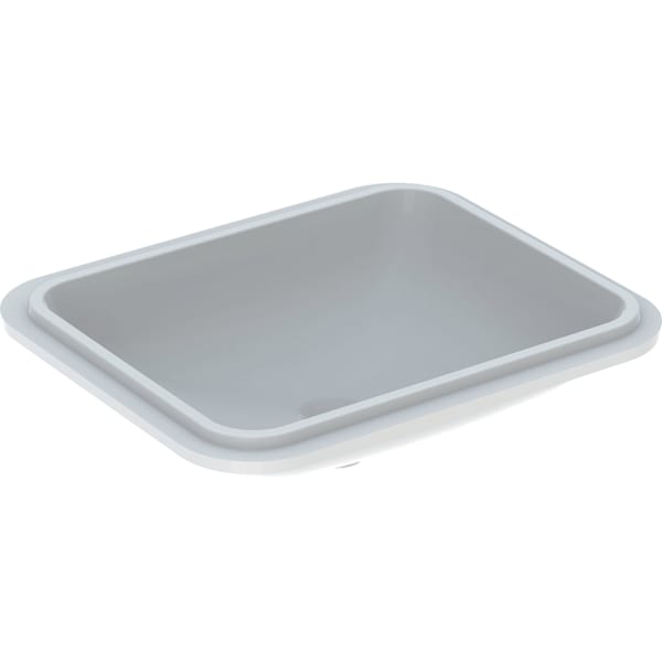 Geberit VariForm Unterbau-WT, rechteckig 58x49cm, o. Hl, o. Ül., weiß, KeraTect