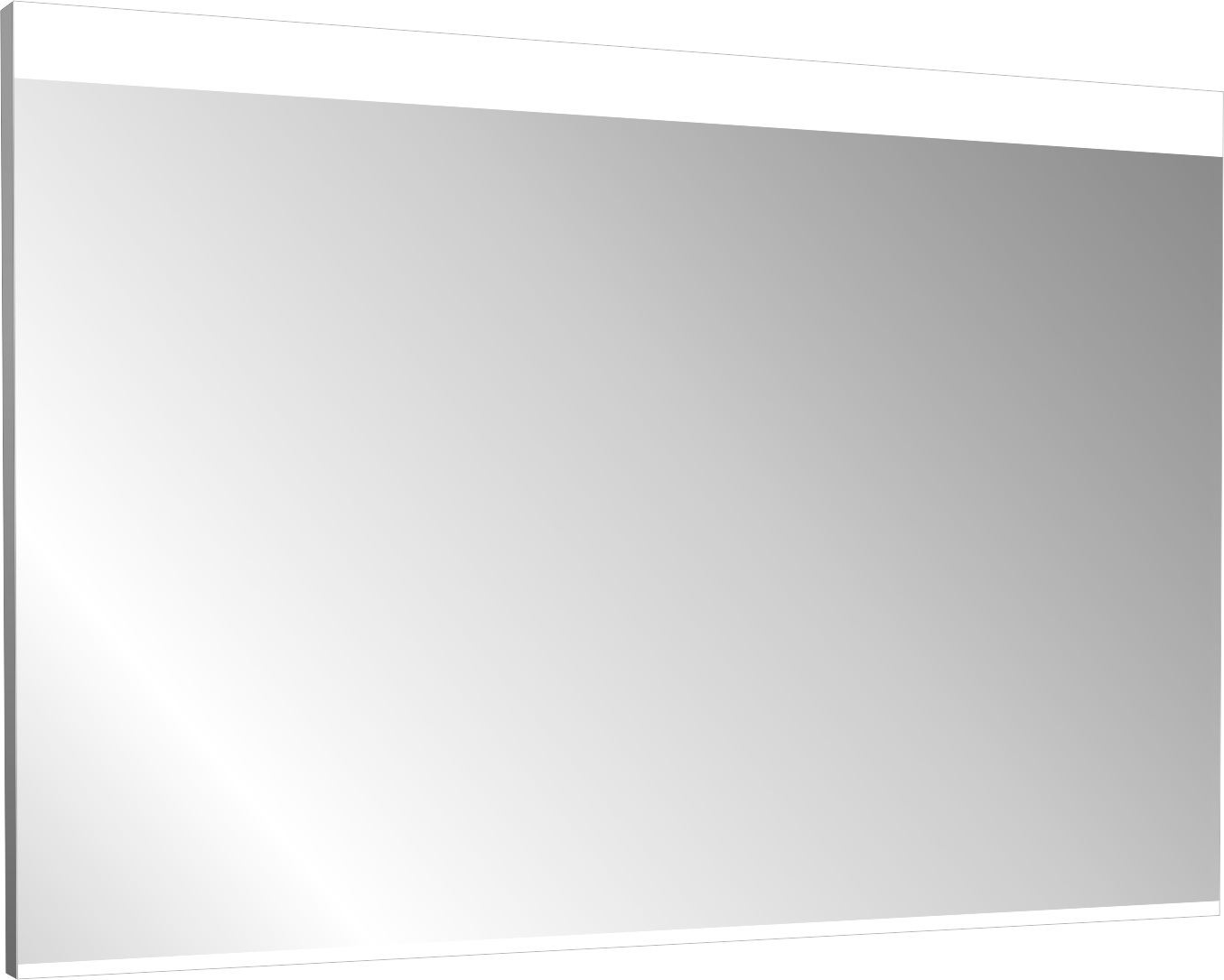 AS Brillant LED-Leuchtspiegel Breite 160 x Höhe 80 cm