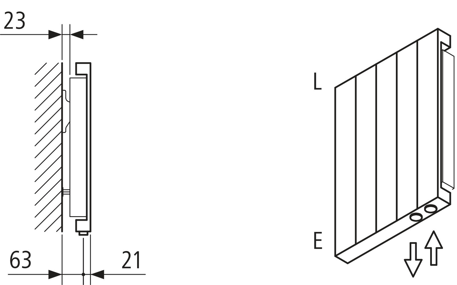 Kermi Heizwand HVN Typ11 BH1800x61x490 QN1218, RAL9016, 6 bar, ANB12