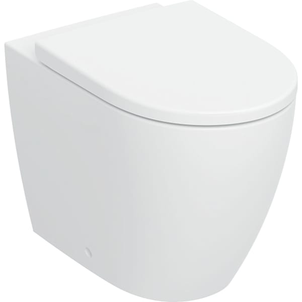Geberit iCon Set SWC, Tiefsp., wandbündig geschl.,TurboFlush, WC-Sitz, T:56cm, wem