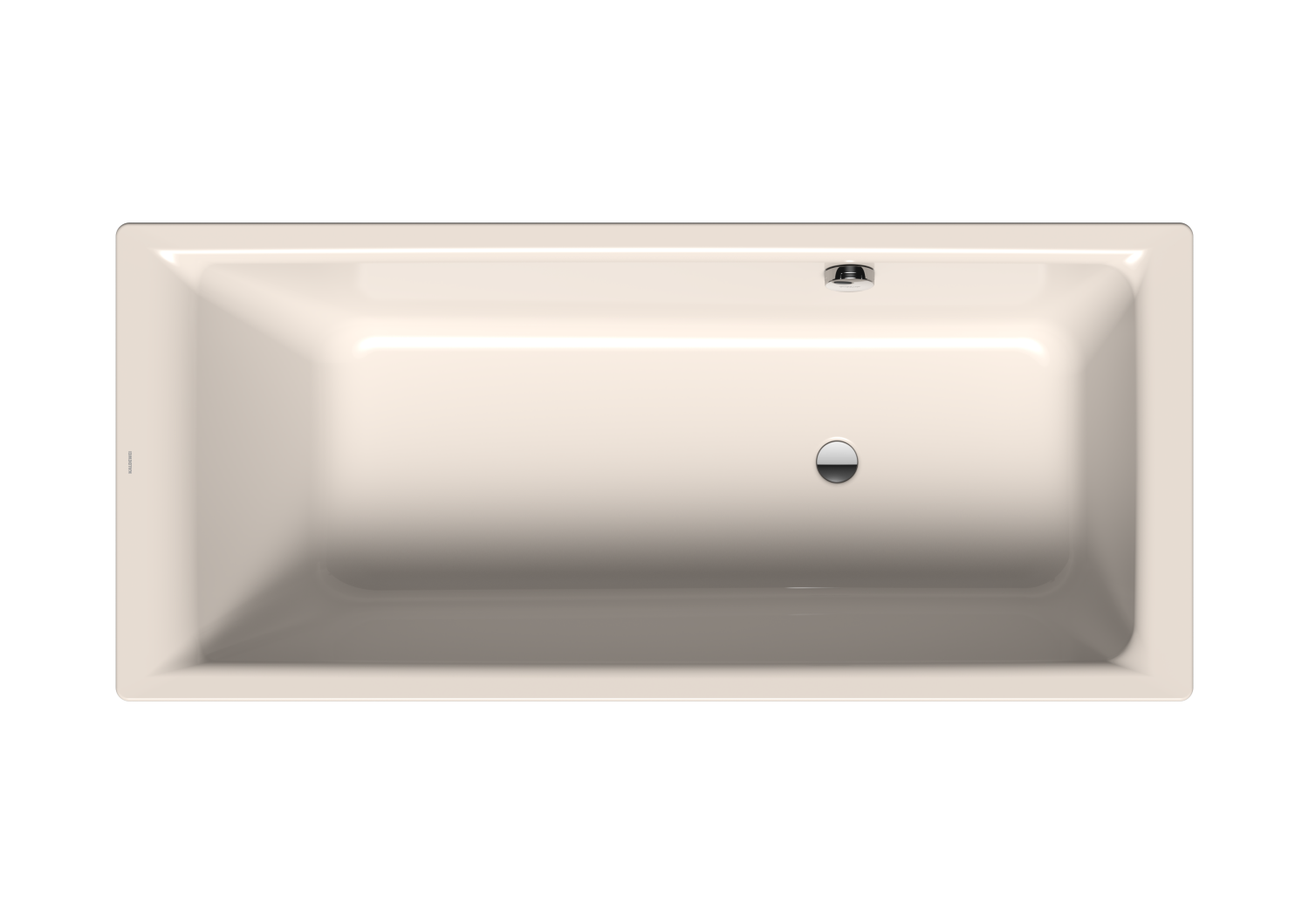 KA BW PURO MIT SEITLICHEM ÜBERLAUF Mod. 692,1700x800mm,pergamon,Sonderüberlauf