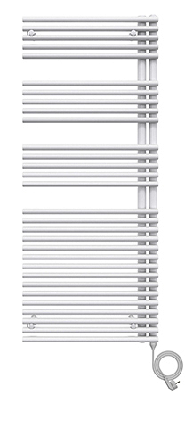 ZE HTW Forma Asym, links, elektr. IHE LFASL120050EAZD 1211x60x496 RAL 9016