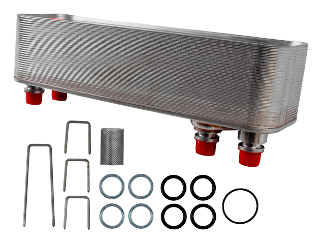 Wolf Wärmetauscher-Set 56 Platten für CAT-ULTRA