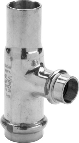 Viega T-Stück mit SC Profipress 2418.1 in 22x15x22mm Kupfer