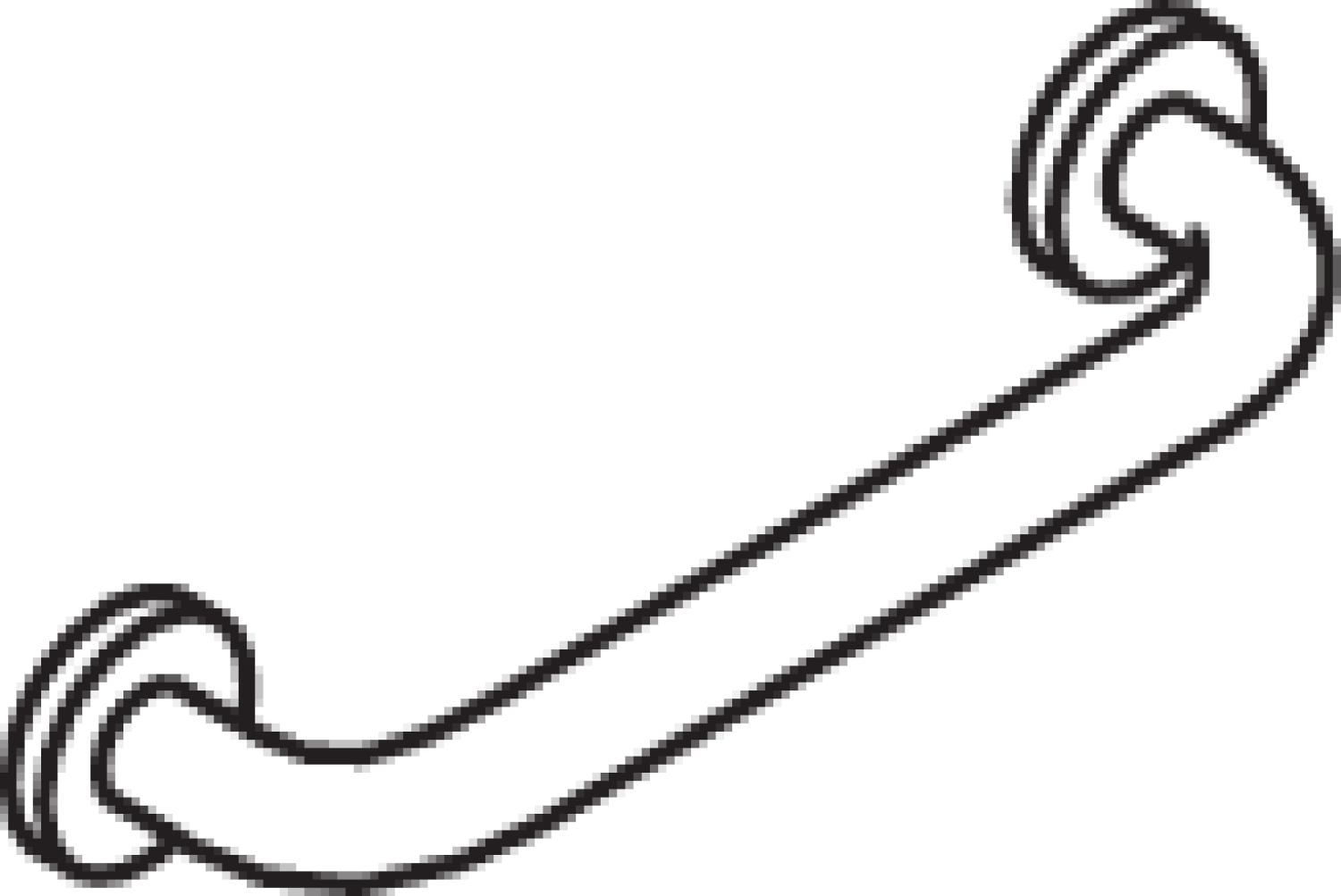 HEWI Haltegriff Ser 805 Edelstahl, d:33mm, AM:300mm, BM211.2