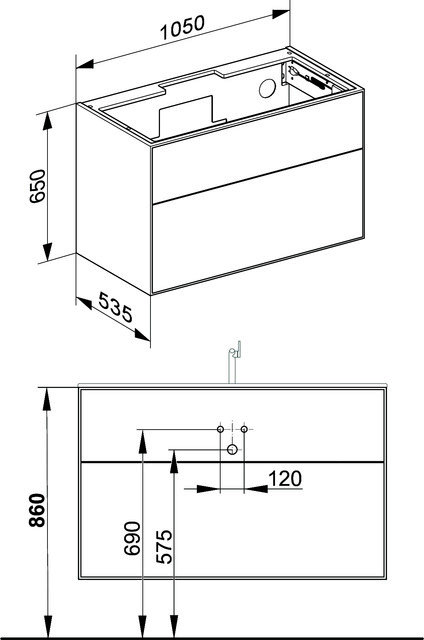 KE WUB Edition Lignatur 33350 f. Ker.-WT 2 Ausz. Eiche wi.