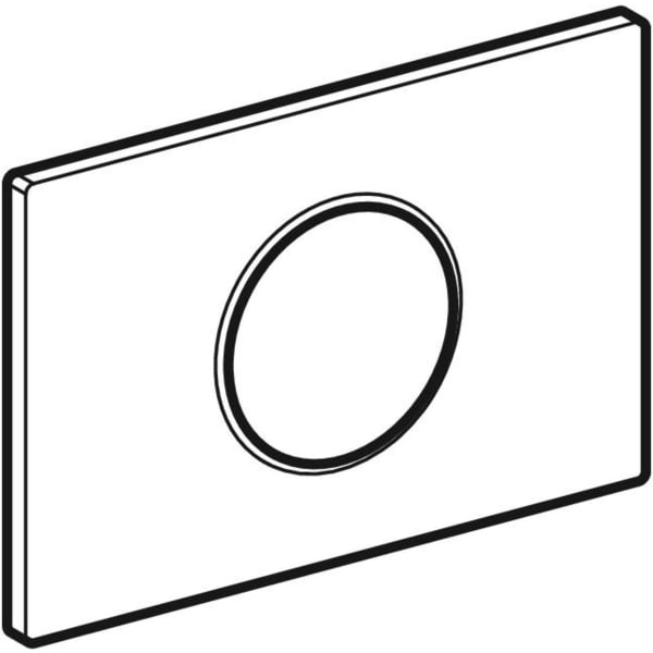 Geberit Sigma10 BetPl. für WC-Strg., rund elektron.-Sp-Ausl., chrma,Etc/chrg