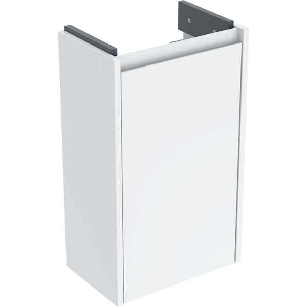 Geberit Renova Compact US für HWB, mit 1 Tür 35,8x60,5x22,5cm, weiß/l. seidenglanz