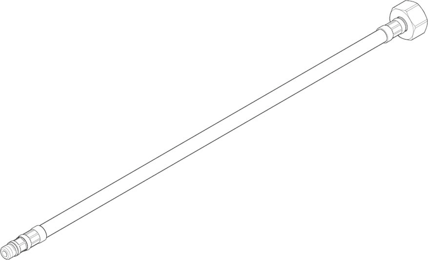 DO Druckschlauch ERSATZTEILE 04300402900 M10x1 x M15x1 x 420 mm