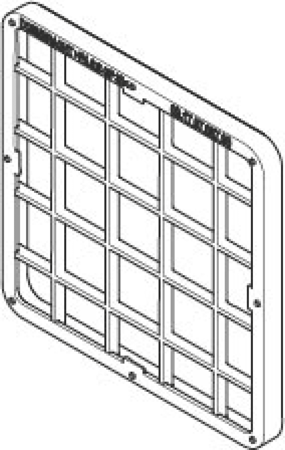 DO Halter Strahlmatte ERSATZTEILE 091797057 65,5 x 65,5 x 5,5 mm