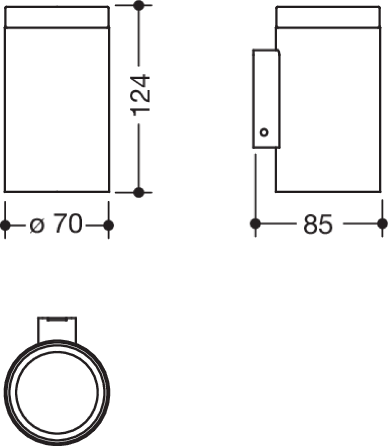 HEWI Glasbecher mit Halter, pulverbeschichtet schw tiefmatt
