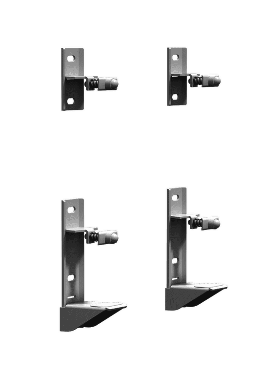 ZE Zubehör HDC2T, für Charleston H 701 bis 3000 mm, 2 Stück, RAL 9016