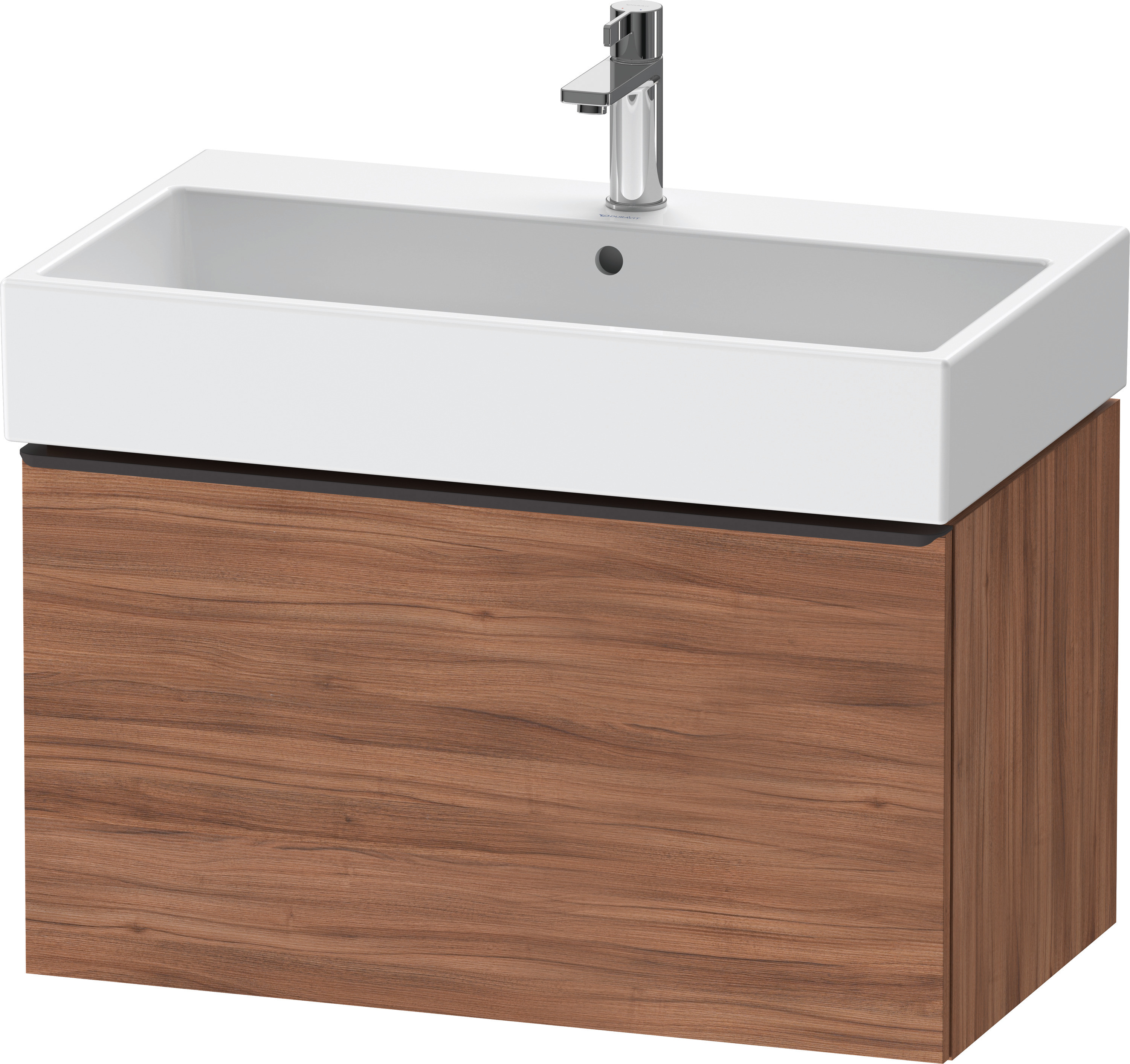 Duravit D-Neo WTU,Wdh,Ausz:1,Gr:Diamant Schw. 784x442x440mm,Nussbaum Matt, Dekor