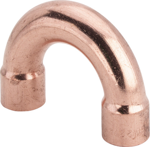 Viega Bogen 180 Grad 95060 mit zwei Muffen in 18mm Kupfer Viega Bogen 180 Grad 95060 mit zwei Muffen in 18mm Kupfer