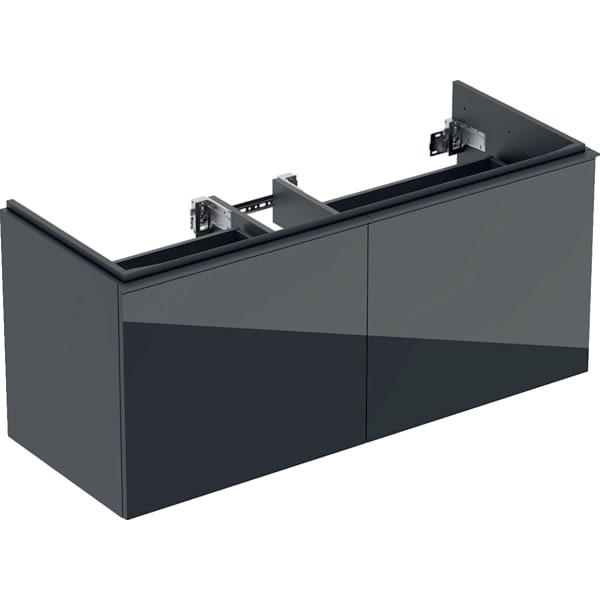 Geberit Acanto Unterschrank für WT, 2 Schubl. 2 Innenschubl., 119x53,5x47,6cm, schwarz Geberit Acanto Unterschrank für WT, 2 Schubl. 2 Innenschubl., 119x53,5x47,6cm, schwarz