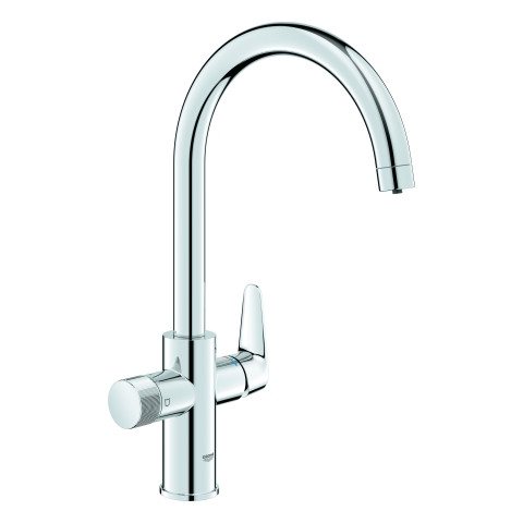 GROHE SPT-Batt. GROHE Blue Pure BauCurve 30580 C-Auslauf chrom