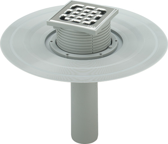 Viega Balkon-/Terrassenablauf 4944.2 in DN50 Kunststoff grau Viega Balkon-/Terrassenablauf 4944.2 in DN50 Kunststoff grau