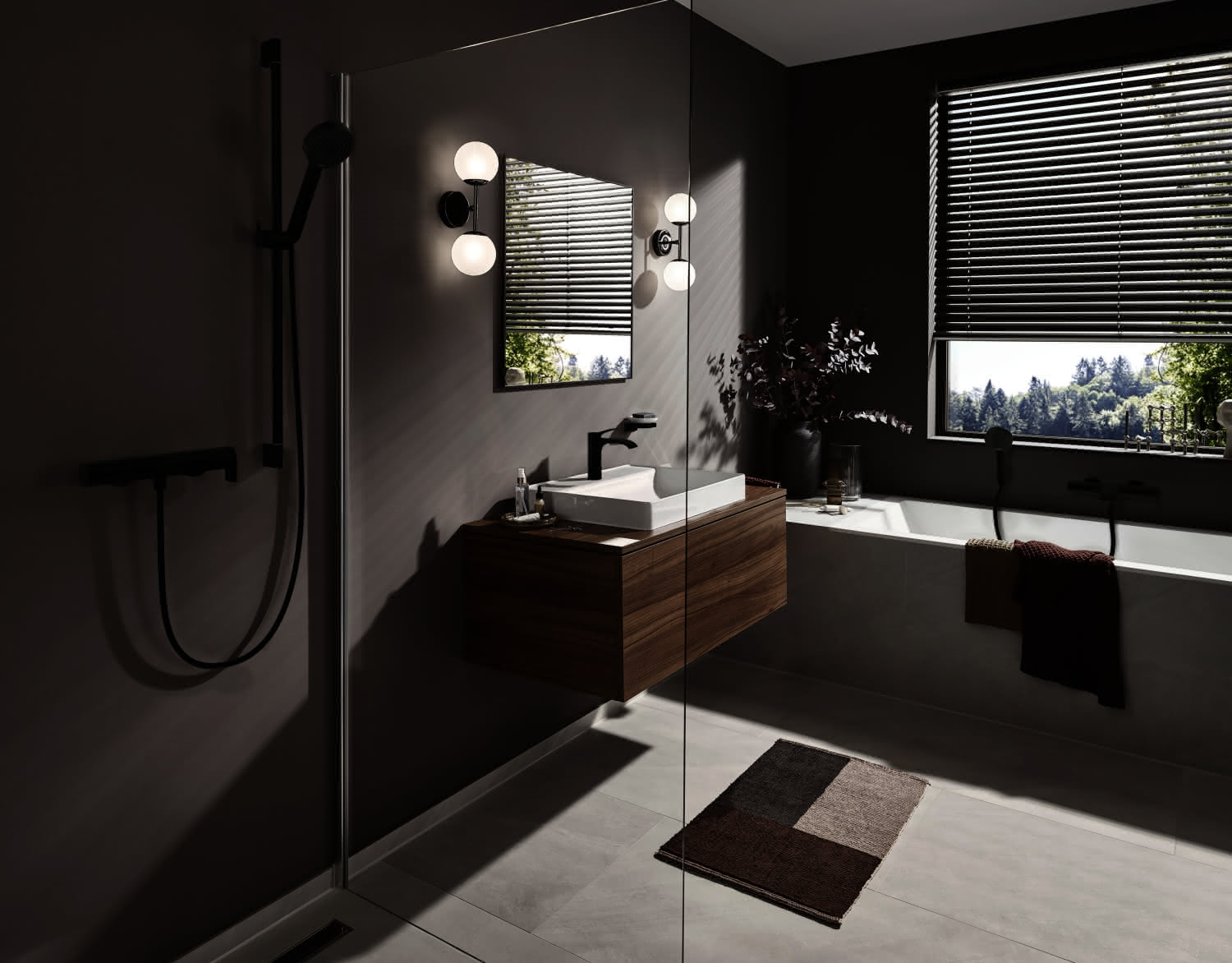 Hansgrohe Waschtischmischer 110 Vivenis ohne Ablaufgarnitur mattschwarz
