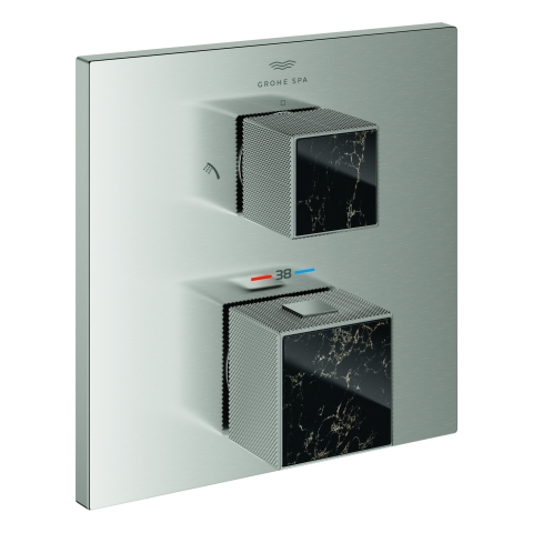 GROHE THM-Brausebat. All. Bril. PC 24430 FMS Griff VN-Caesarstone supersteel