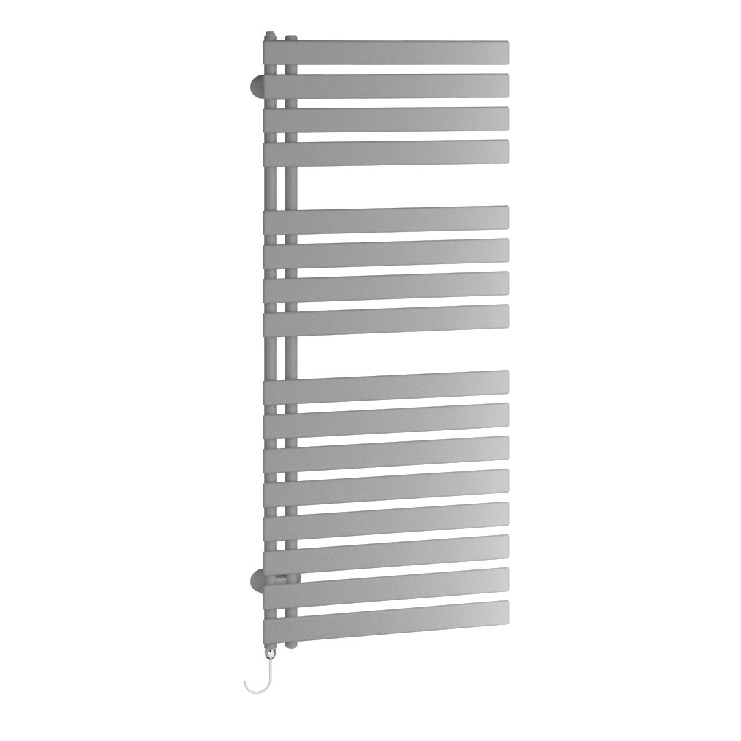 Kermi Credo Half flat-E BH1039x37x450mm P=400W,glanzsilber, WRS weiß, rechts Kermi Credo Half flat-E BH1039x37x450mm P=400W,glanzsilber, WRS weiß, rechts