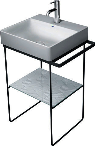 DU Metallkonsole BS DuraSquare f. 235350 höhenverstel.+50mm HTH li/re Schwarz M.